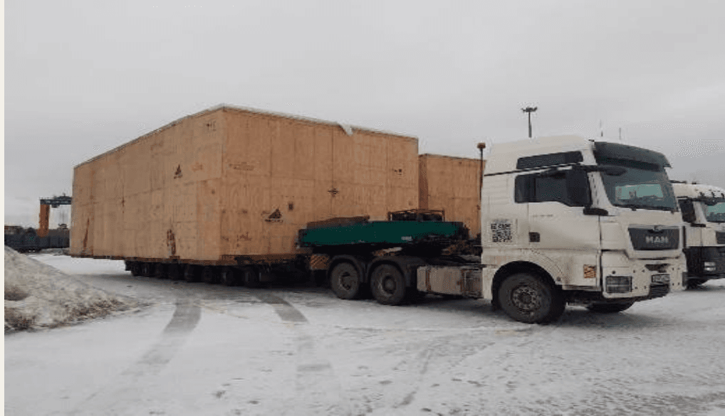 Перевозка крупногабаритного оборудования в контейнере